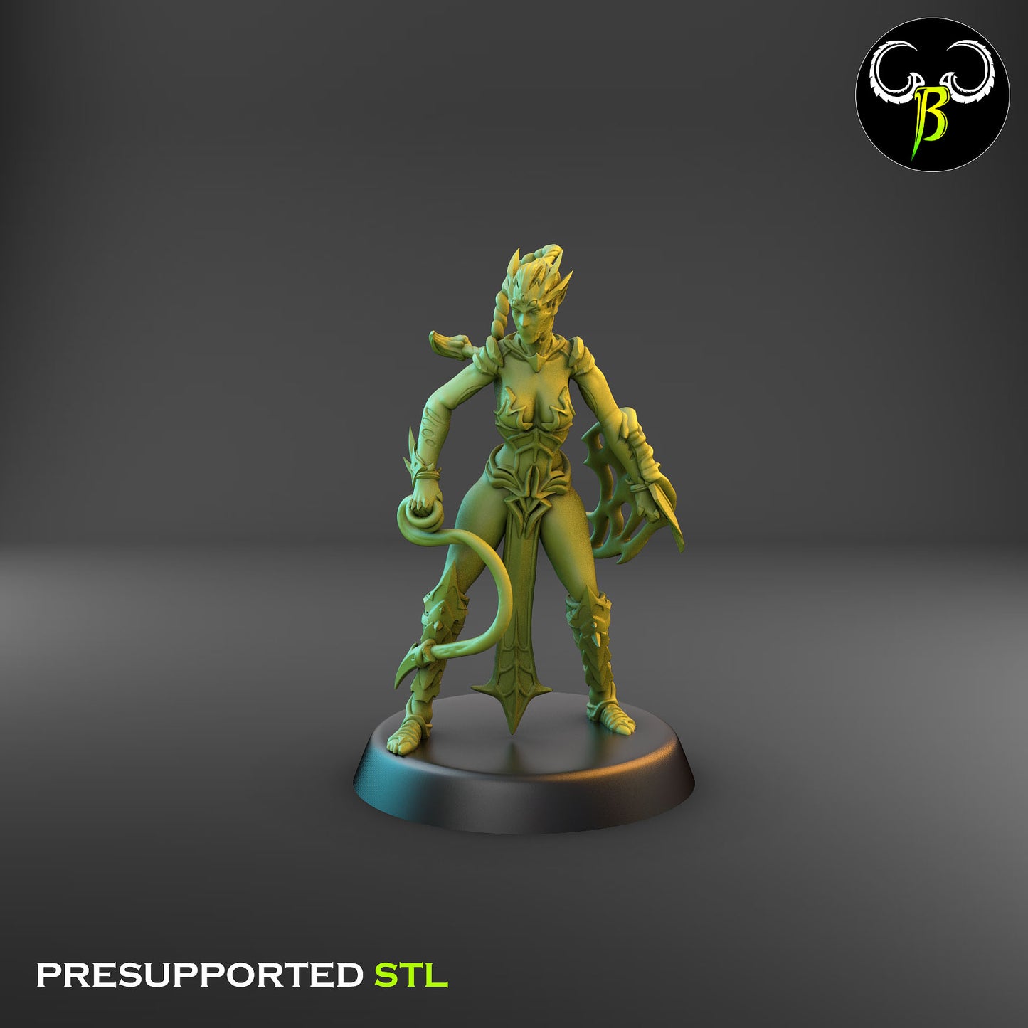 Dark Elf Female Whip Cultist of the Web 3