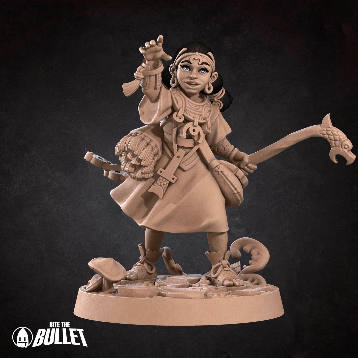 Halfling Female Summoner - Iconic hero