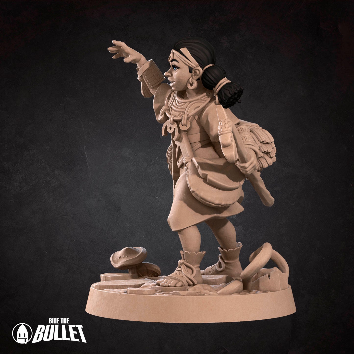 Halfling Female Summoner - Iconic hero