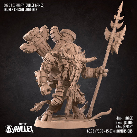 Minotaur Chieftan - Tauren Warrior