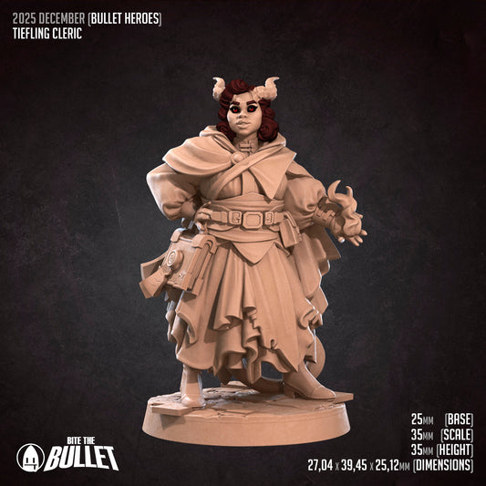 Female Tiefling Cleric
