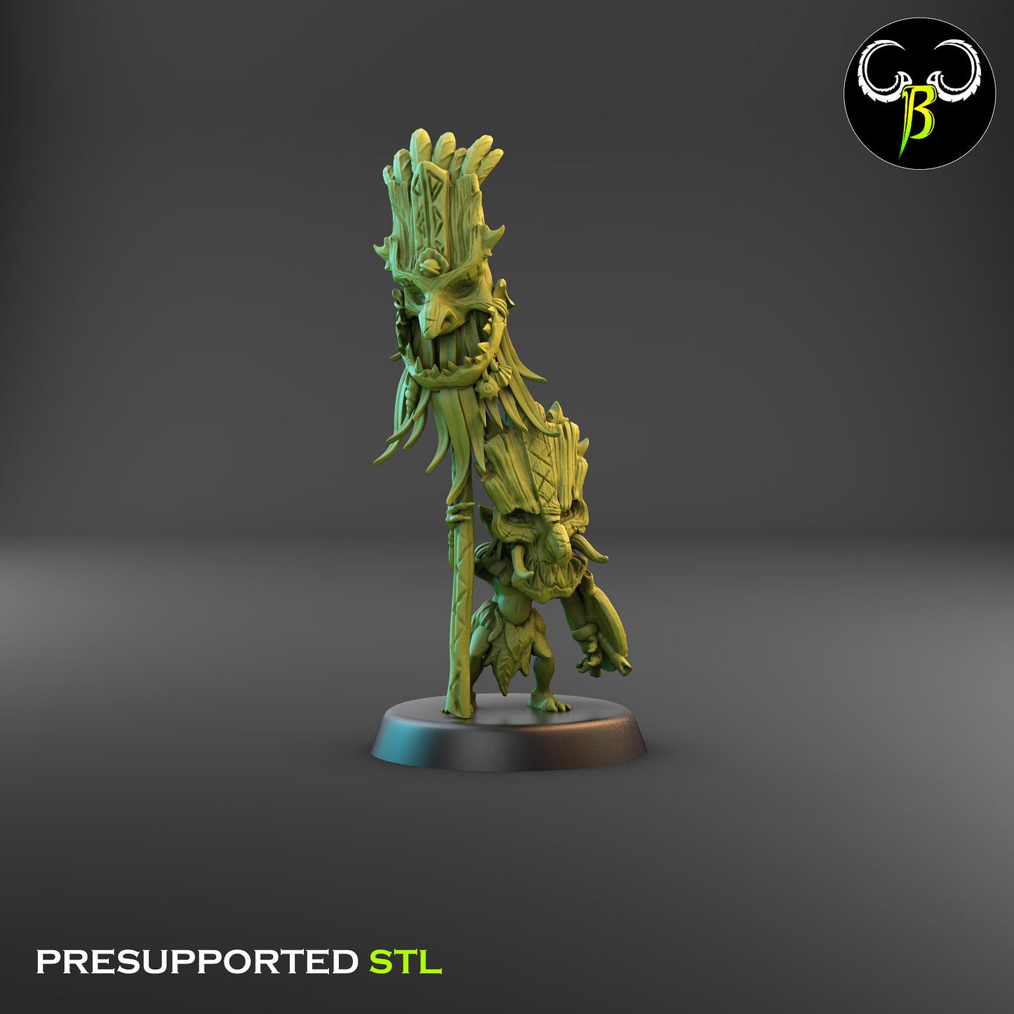 Tiki Warrior Bannerman