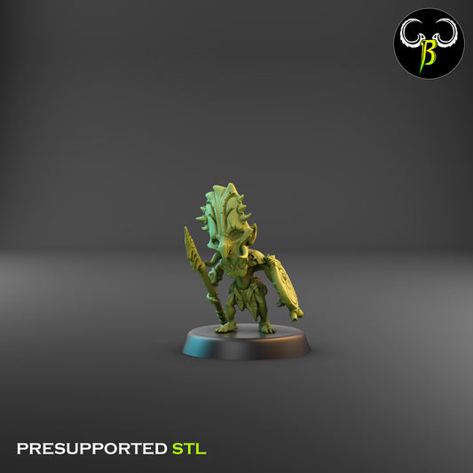 Tiki Warrior Spearman 1