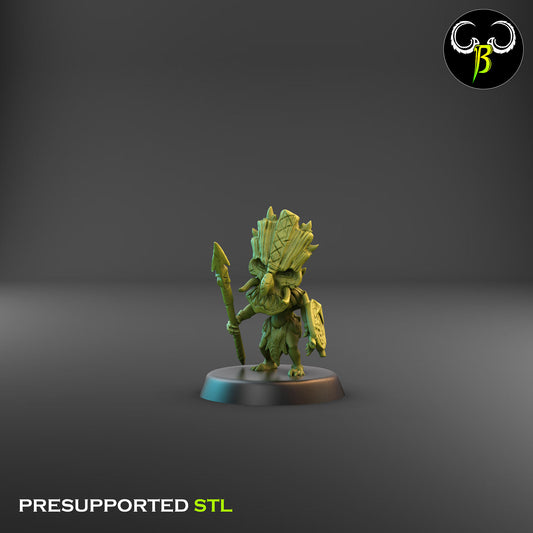 Tiki Warrior Spearman 3