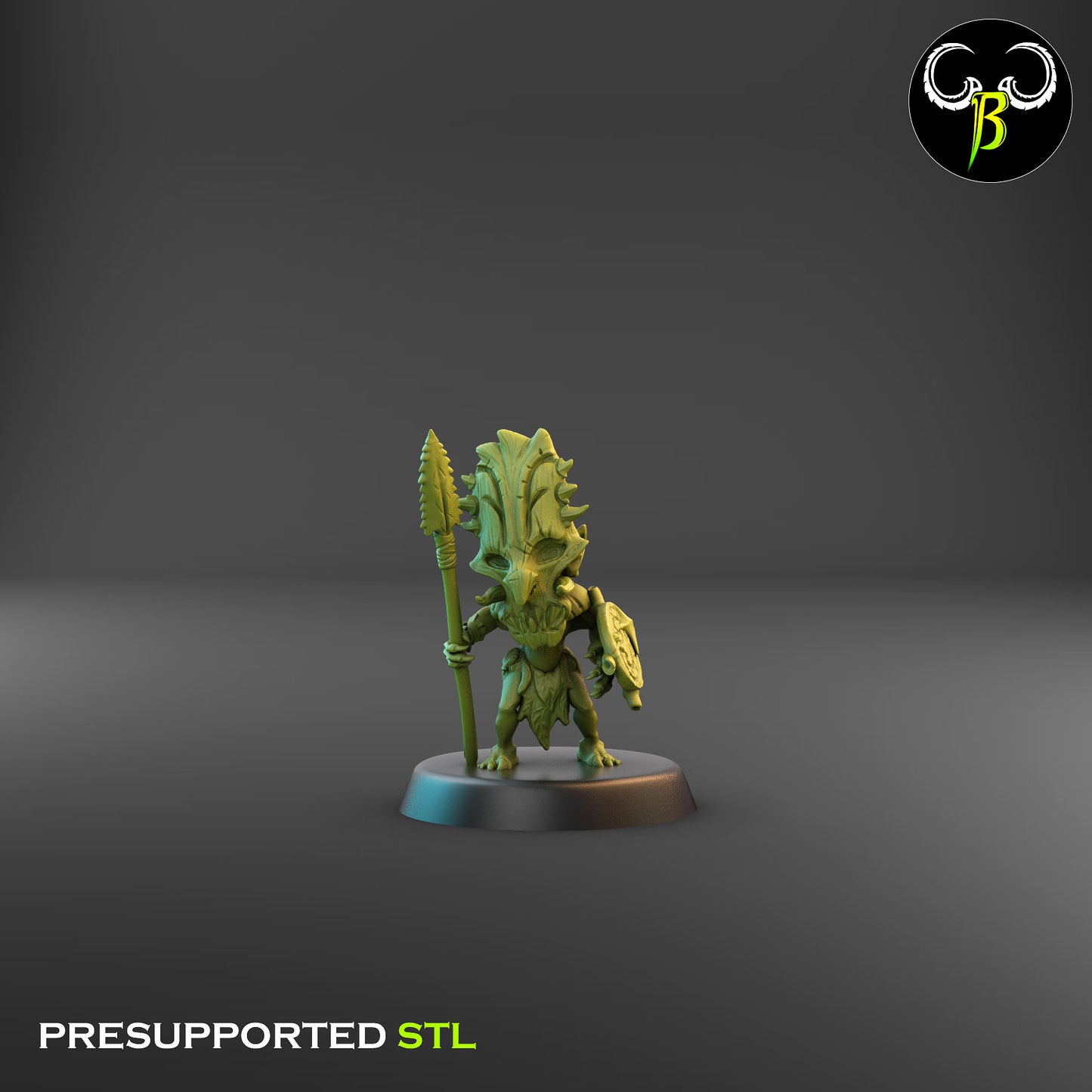 Tiki Warrior Spearman 5