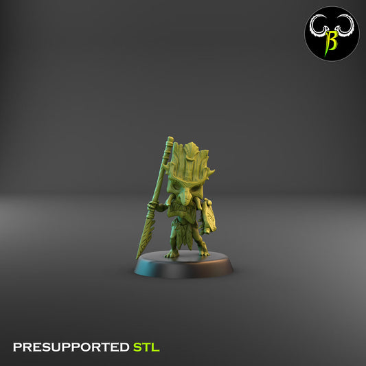 Tiki Warrior Spearman 8