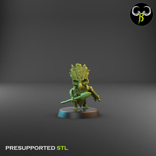 Tiki Warrior Spearman 9