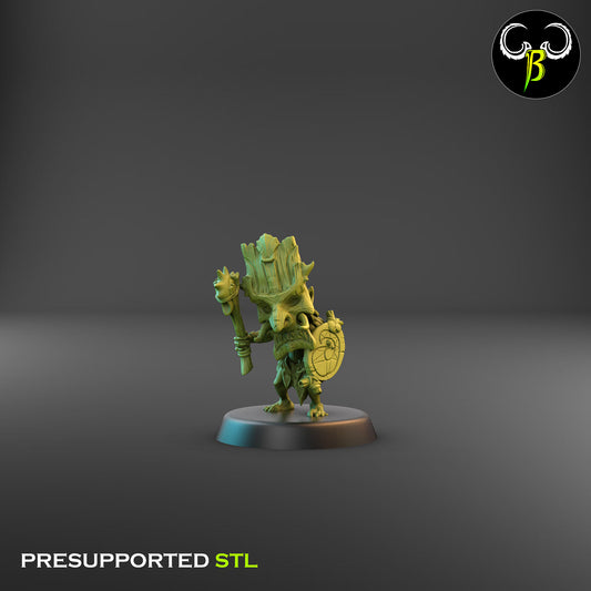 Tiki Warrior With Mace 6