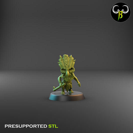 Tiki Warrior With Blowgun 5