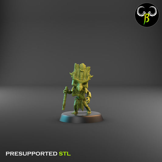 Tiki Warrior With Blowgun 9
