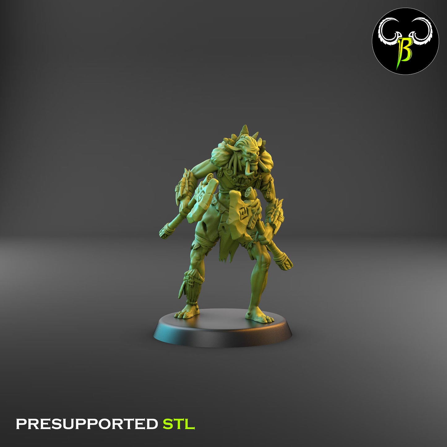 Tribe Tusks - Troll Warrior 1D