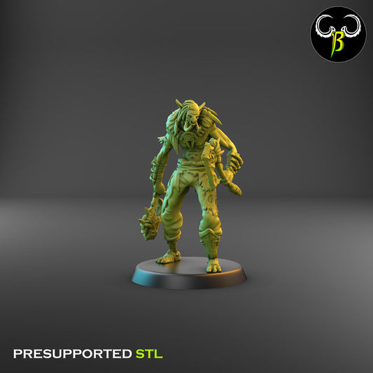 Tribe Tusks - Troll Warrior 2D