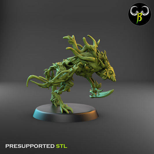 CB The Fae Wilds - Vine Spirits - Dryad - Sword - Crouch