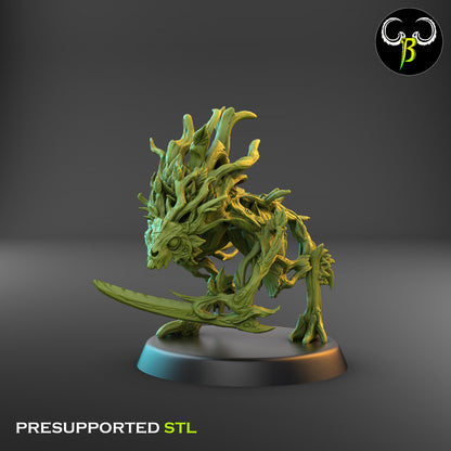 CB The Fae Wilds - Vine Spirits - Dryad - Sword - Crouch