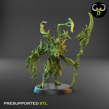 CB The Fae Wilds - Vine Spirits - Dryad - Champ - Caster - staff