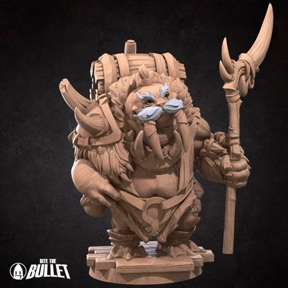 Walrus Mead Vendor with Tusk Staff