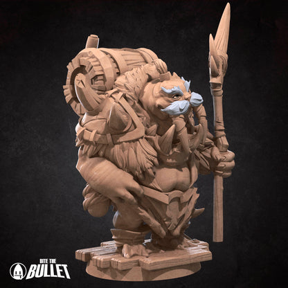 Walrus Mead Vendor with Tusk Staff