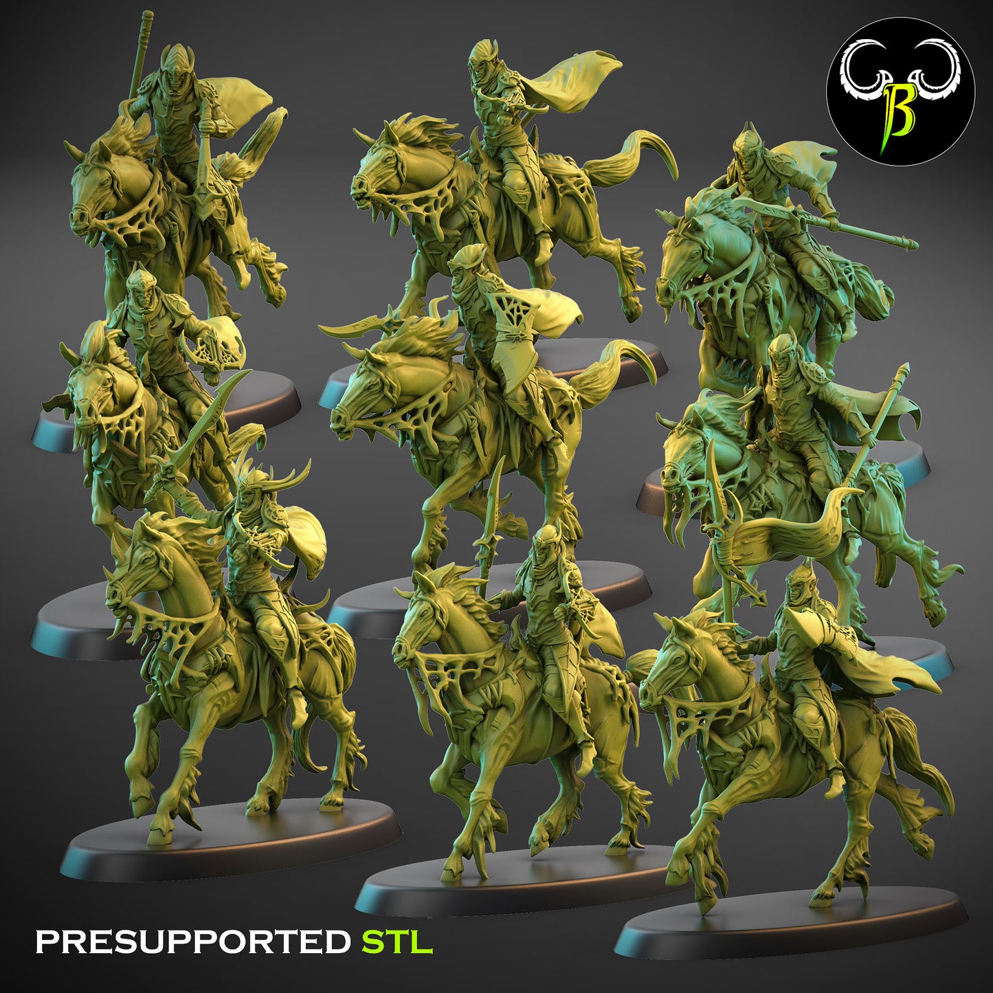 Dark Elf Web Rider Squad