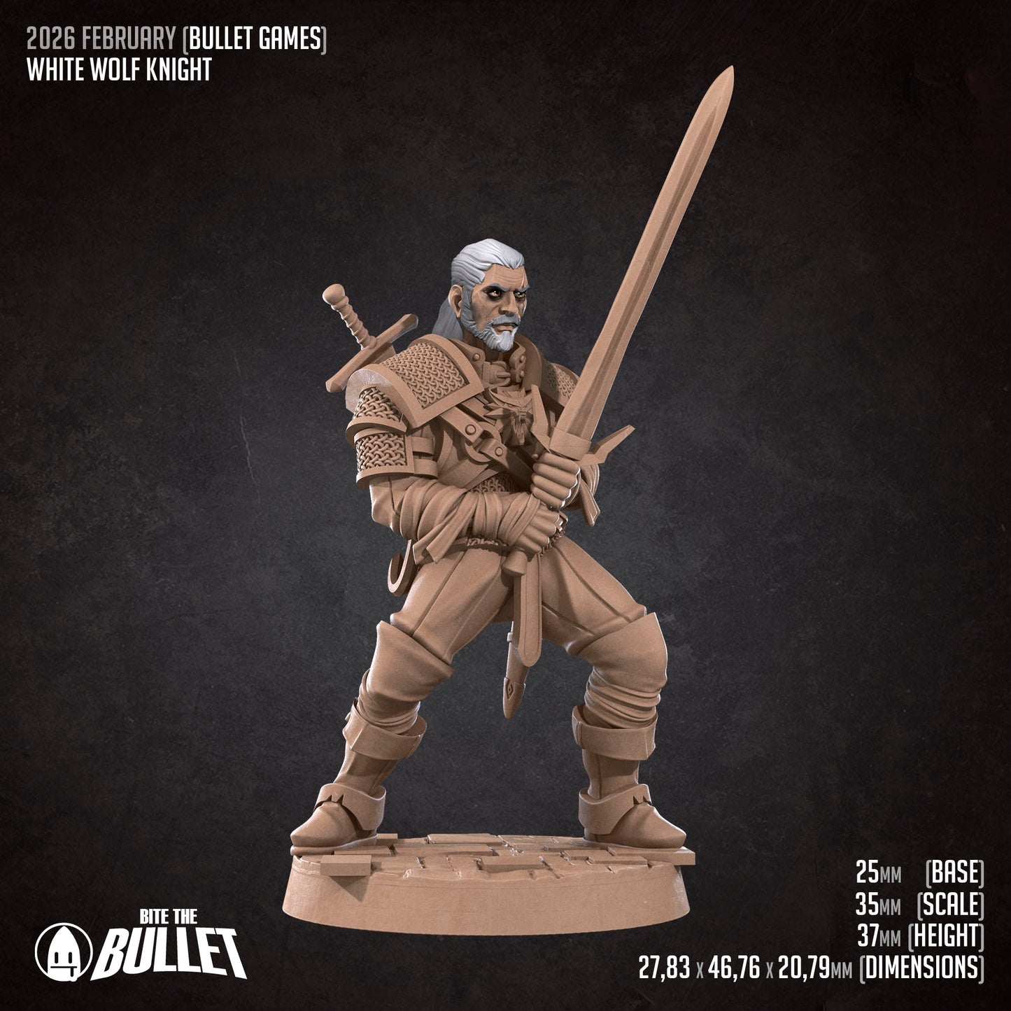 Male Bounty Hunter - The White Wolf