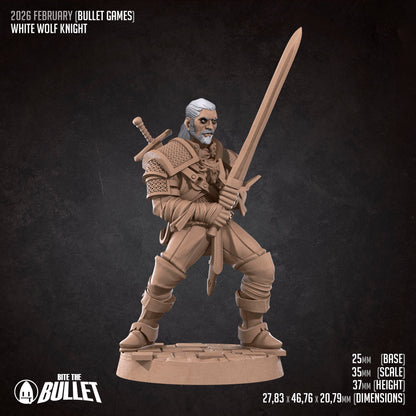 Male Bounty Hunter - The White Wolf