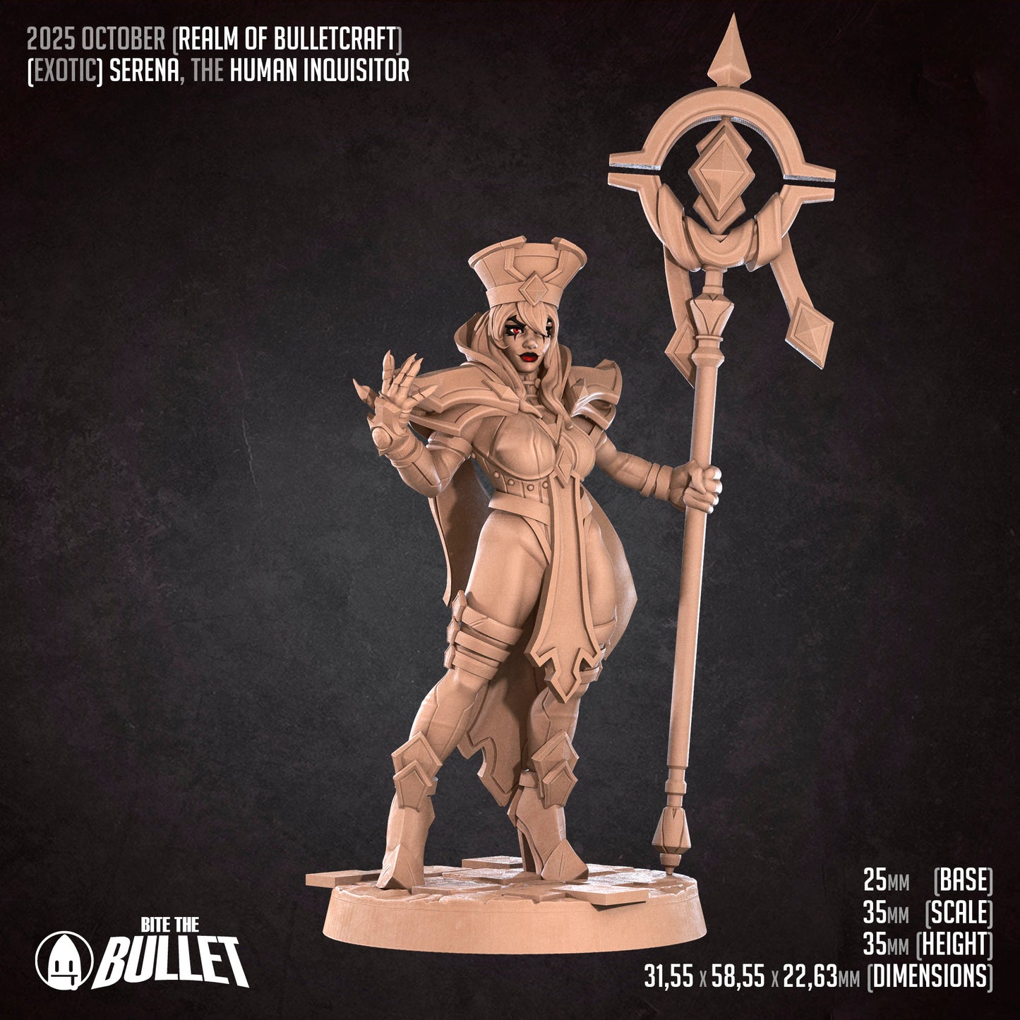 Female Human Cleric - Monastery of the Scarlet Cloth