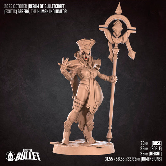 Female Human Cleric - Monastery of the Scarlet Cloth