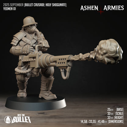 Ashen Armies: Holy Shogunate - Yeomen Pack