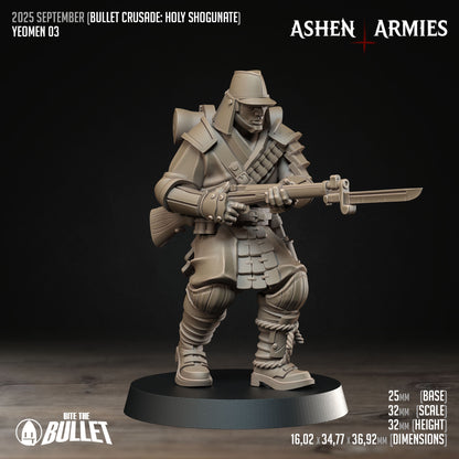Ashen Armies: Holy Shogunate - Yeomen Pack