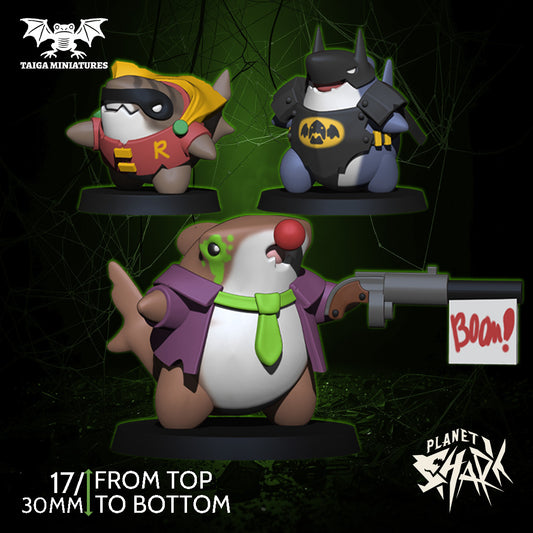Bat Shark 3 Pack