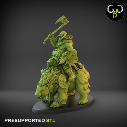 Bjorn Riding Warrior - axe 2