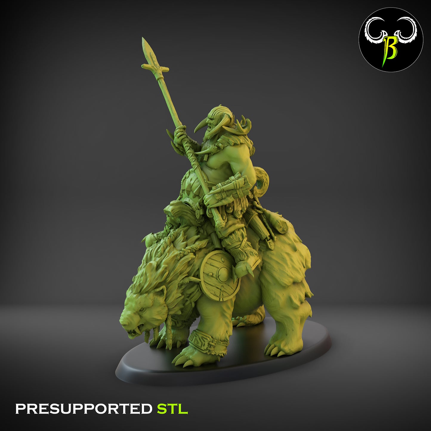 Bjorn Riding Warrior - Lance 2