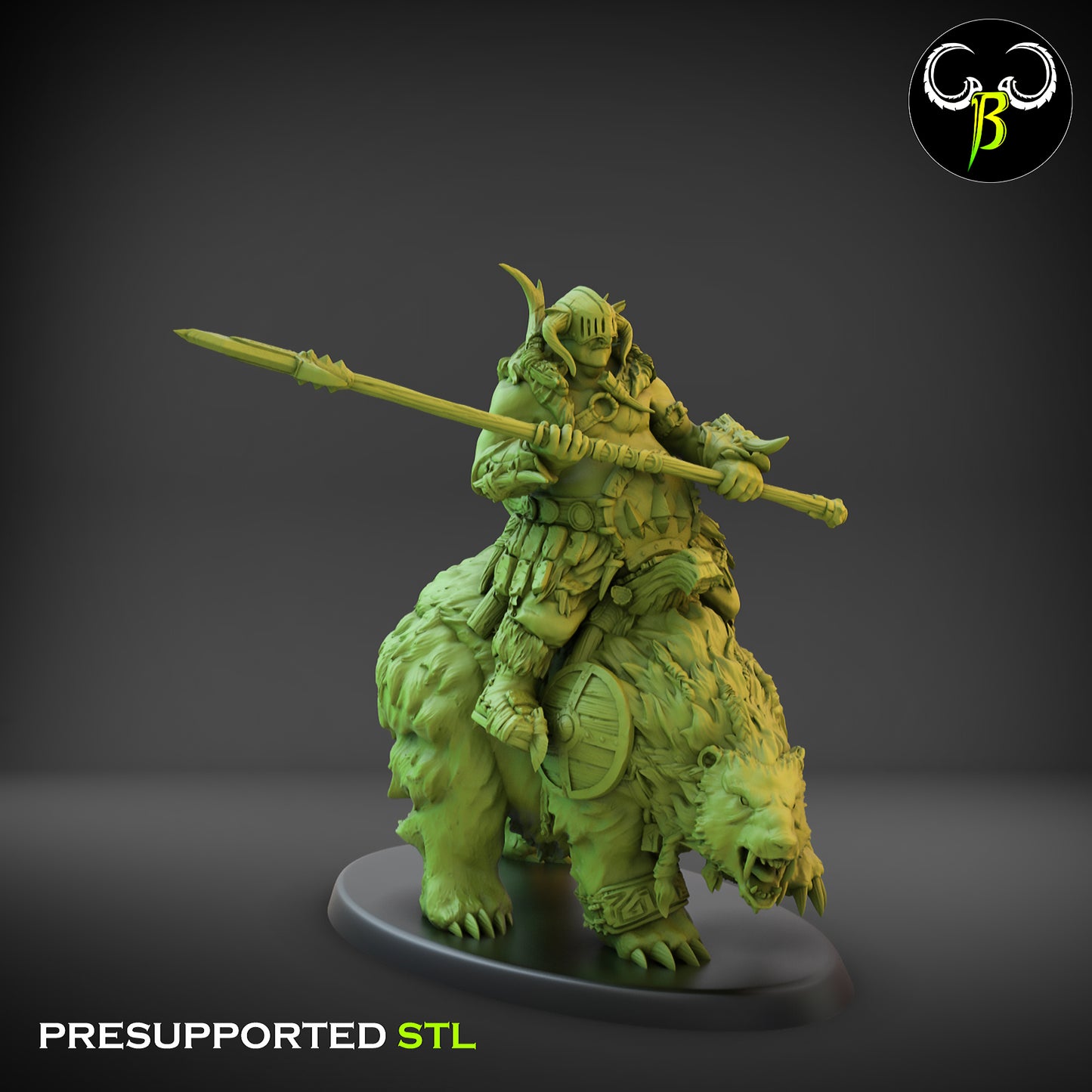 Bjorn Riding Warrior - Lance 3