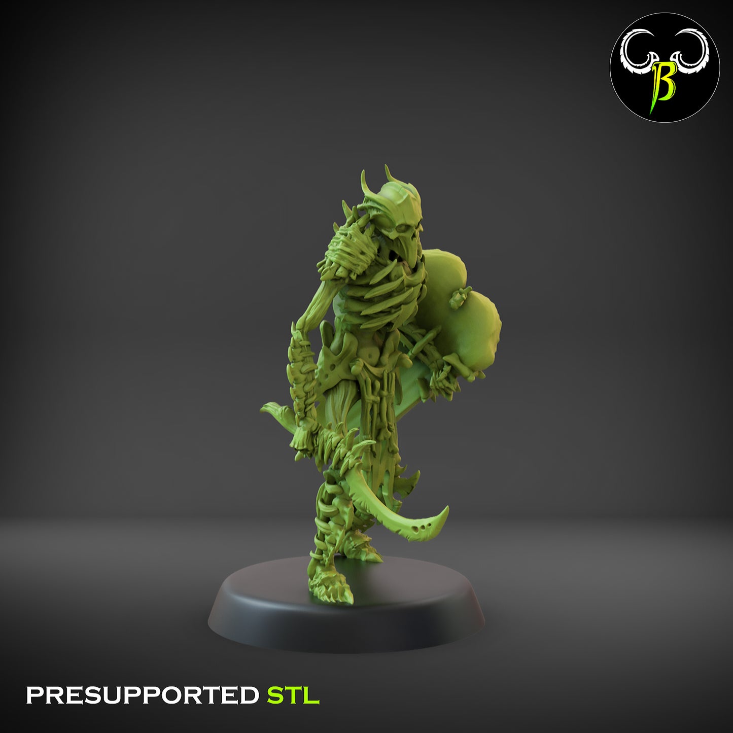 CB Marrow Knights - Boneguard Swordsman with Shield 2