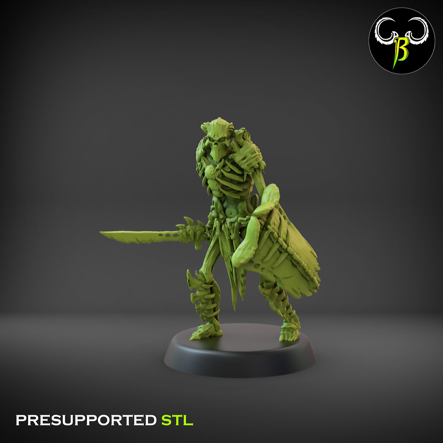 CB Marrow Knights - Boneguard Swordsman with Shield 3