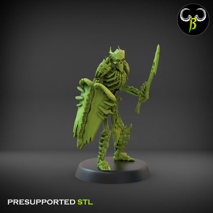 CB Marrow Knights - Boneguard Swordsman with Shield 4