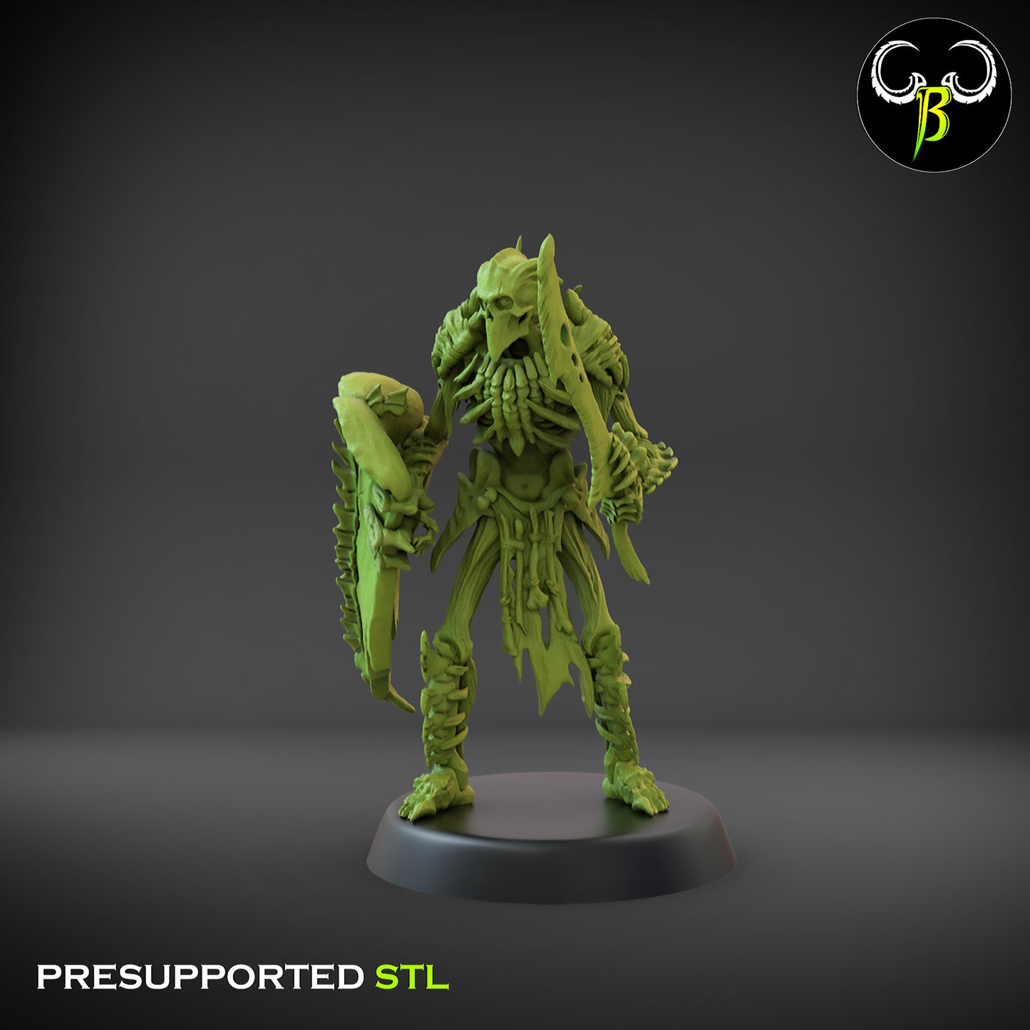 CB Marrow Knights - Boneguard Swordsman with Shield 4