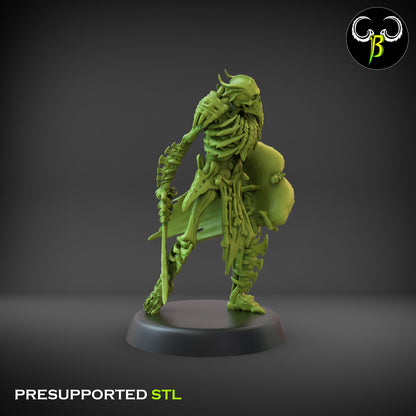 CB Marrow Knights - Boneguard Swordsman with Shield 8