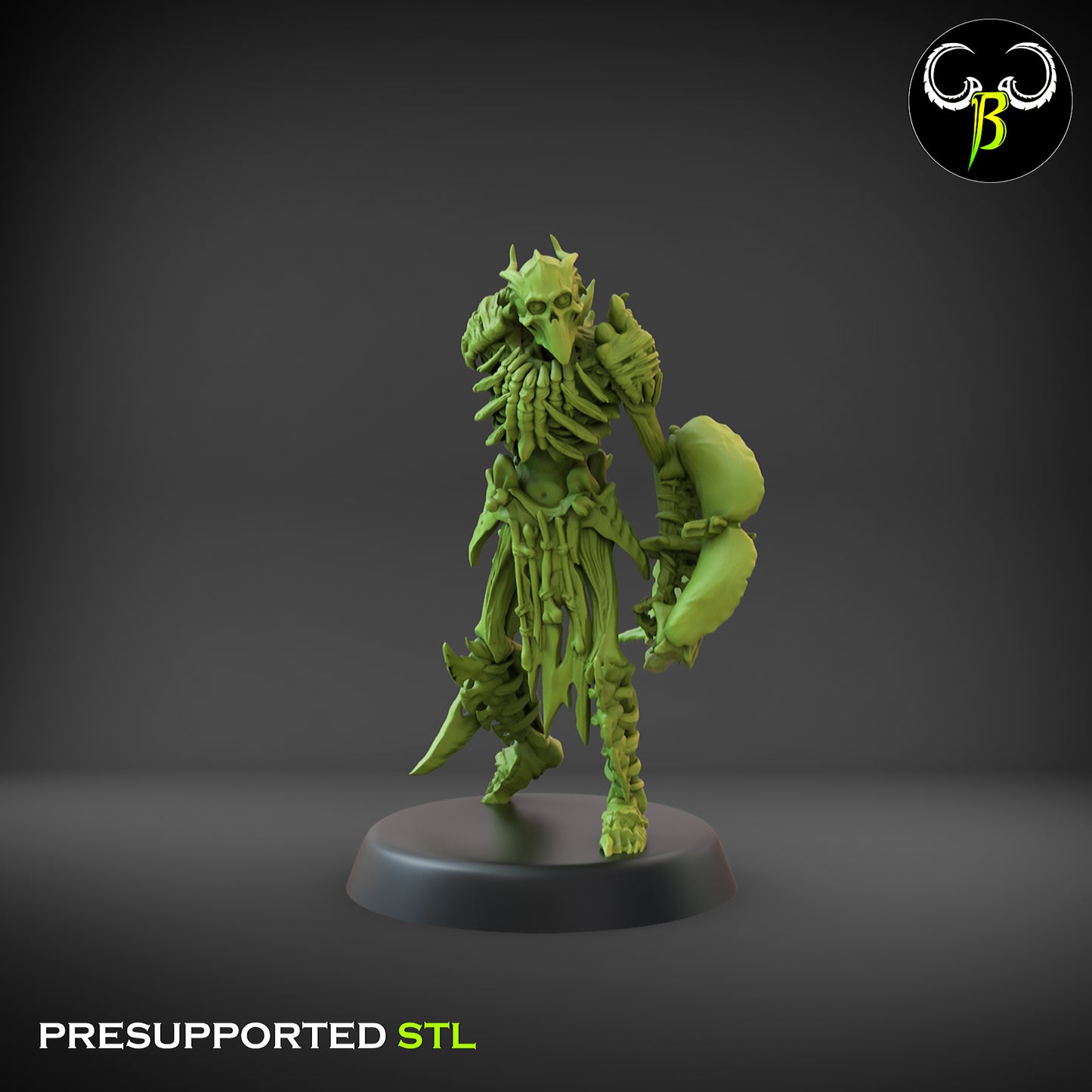 CB Marrow Knights - Boneguard Swordsman with Shield 8