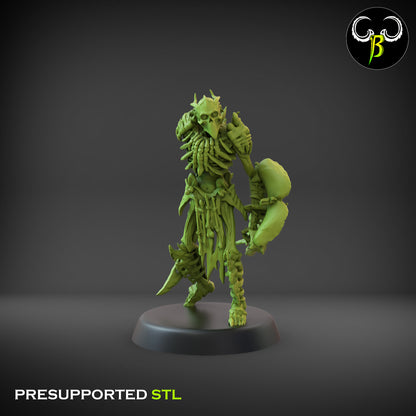 CB Marrow Knights - Boneguard Swordsman with Shield 8