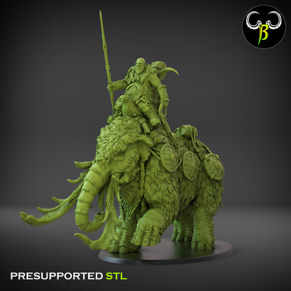 Warmammoth Rider - Giant Lords