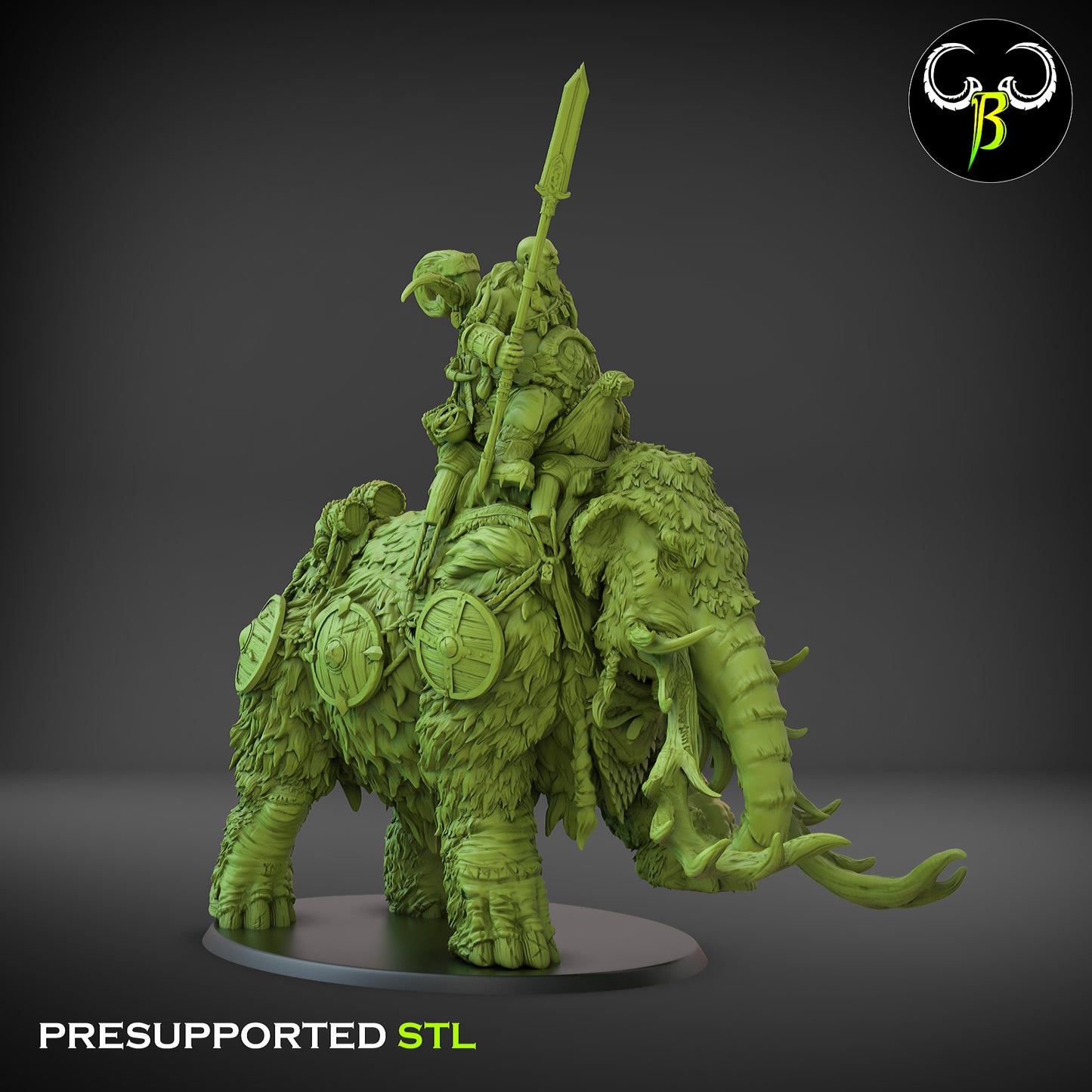 Warmammoth Rider - Giant Lords