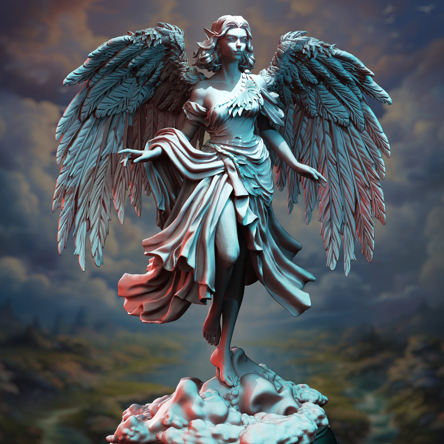 Female Angel - Cesedra - Aasimar