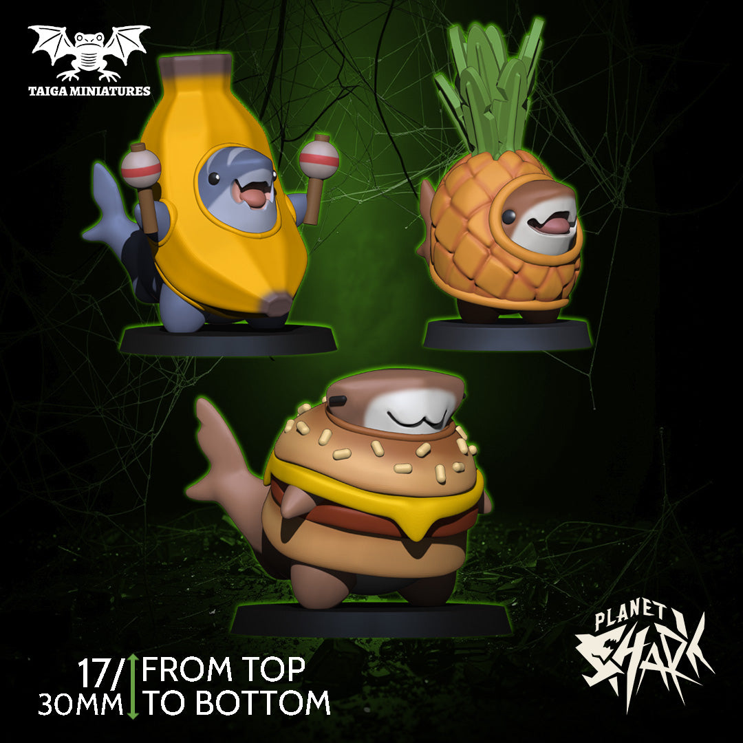 Delicious Sharks 3 pack