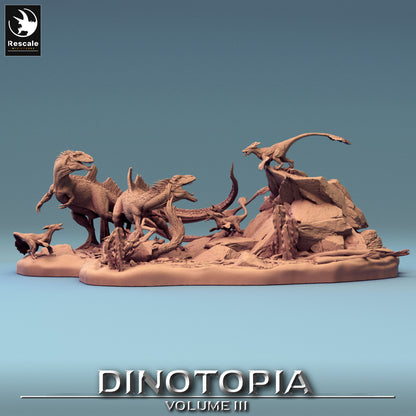Dinotopia - Diorama - Dinosaur Battle
