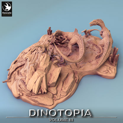 Dinotopia - Diorama - Dinosaur Battle