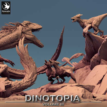 Dinotopia - Diorama - Dinosaur Battle