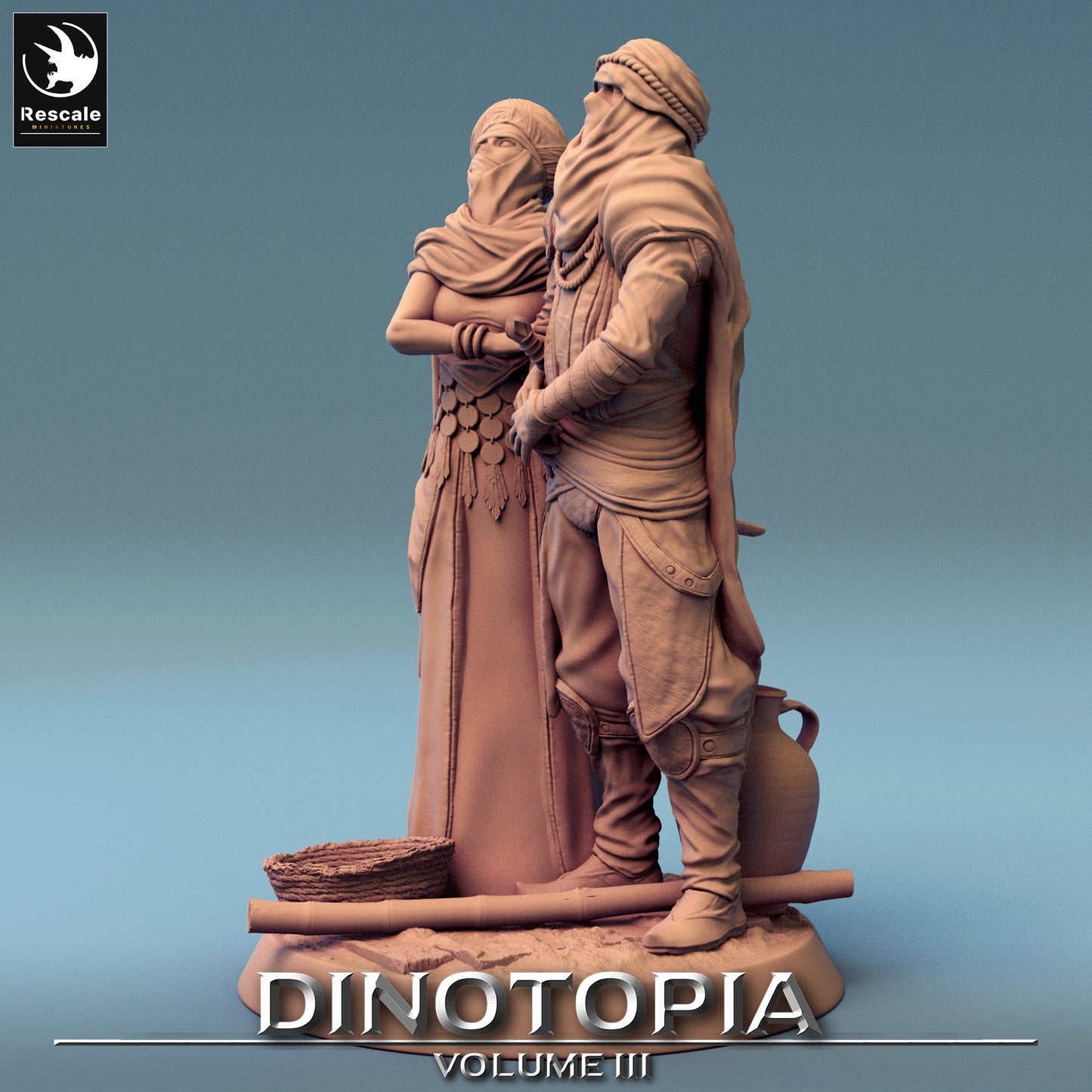 Dinotopia - Townsfolk - -Stairs - Couple