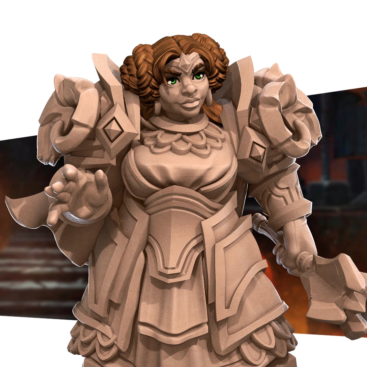 Dwarven Female priestess