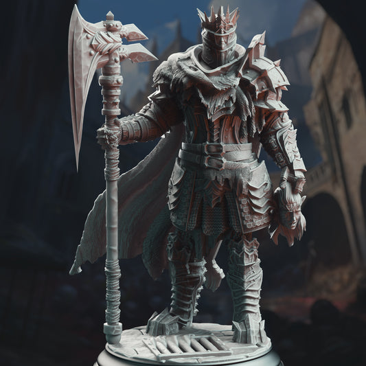 Human Knight with Large Battleaxe - Gerhardt