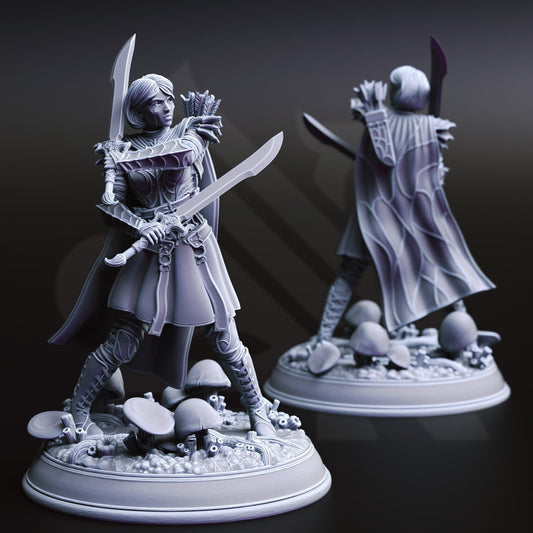 Female Drow Hunter - Drow Soldier 1